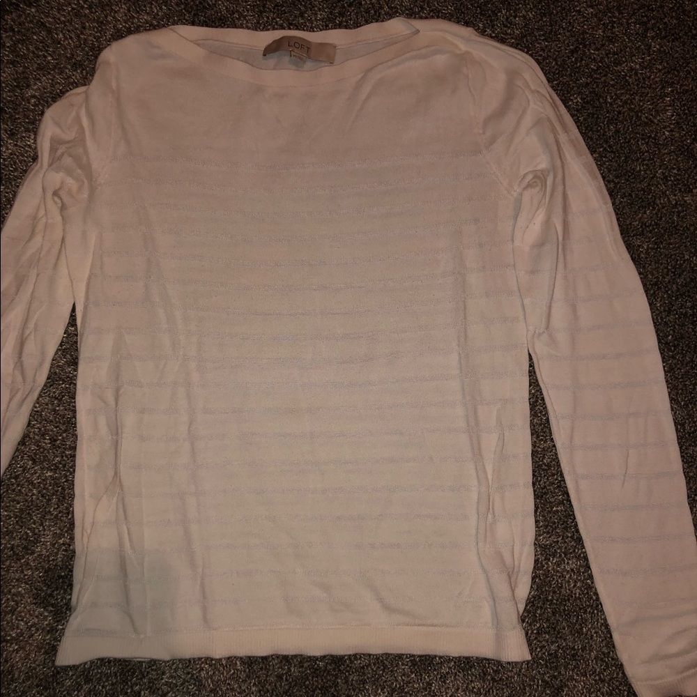 Thin Striped Loft Sweater